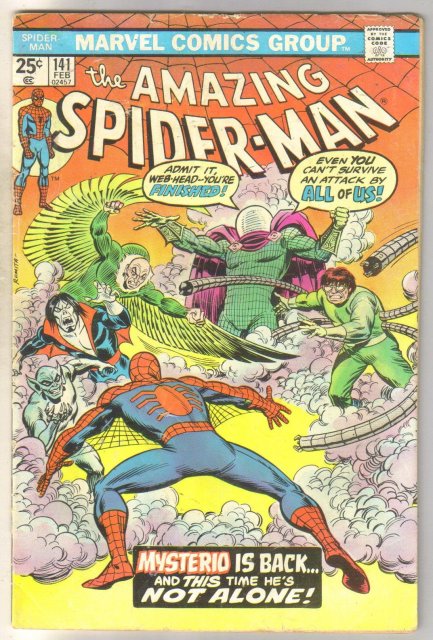 Amazing Spider-man #141 comic book coupon clipped