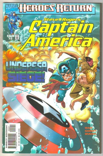 Captain America Heroes Return #2 comic book mint 9.8