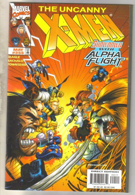 Uncanny X-men #355 comic book mint 9.8