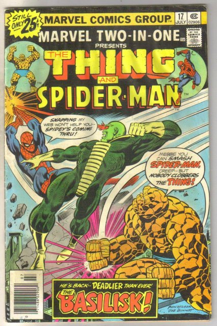 Marvel Two-In-One #17 comic book fair 1.5