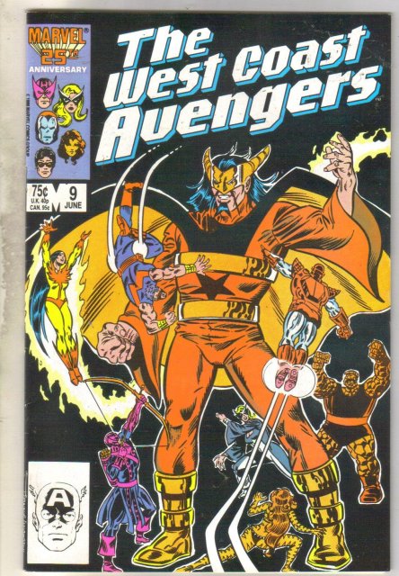 West Coast Avengers #9 comic book very fine 8.0