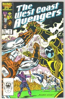 West Coast Avengers #11 comic book near mint 9.4
