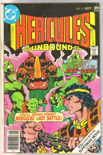 Hercules Unbound #12 comic book