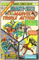 Giant-Size Marvel Triple Action #1 comic book very good 4.0