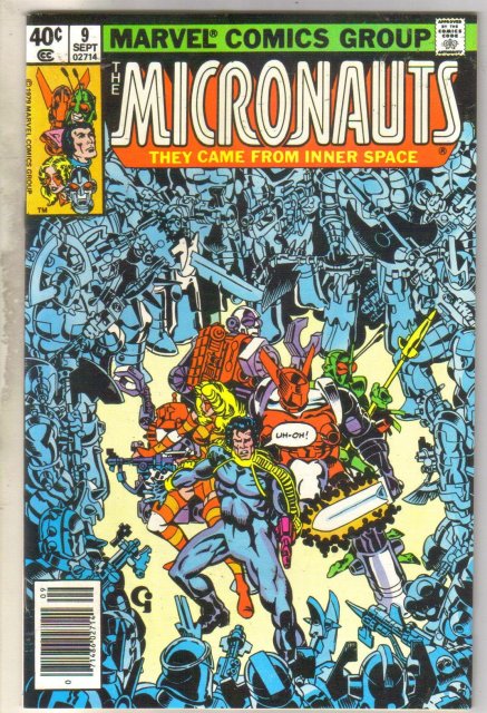Micronauts #9 comic book near mint 9.4