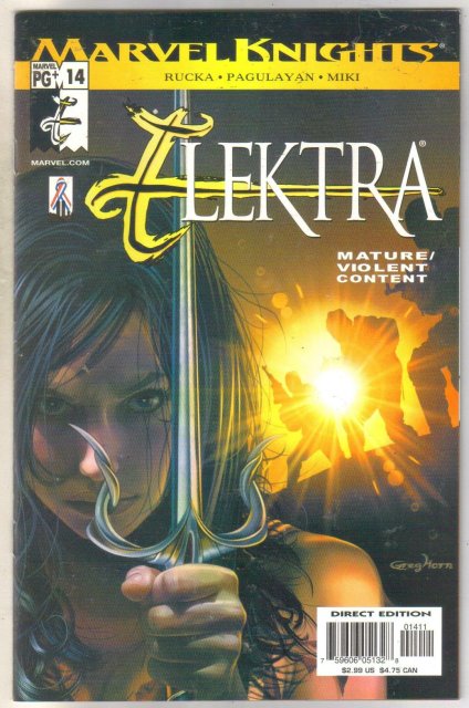 Elektra #14 comic book mint 9.8