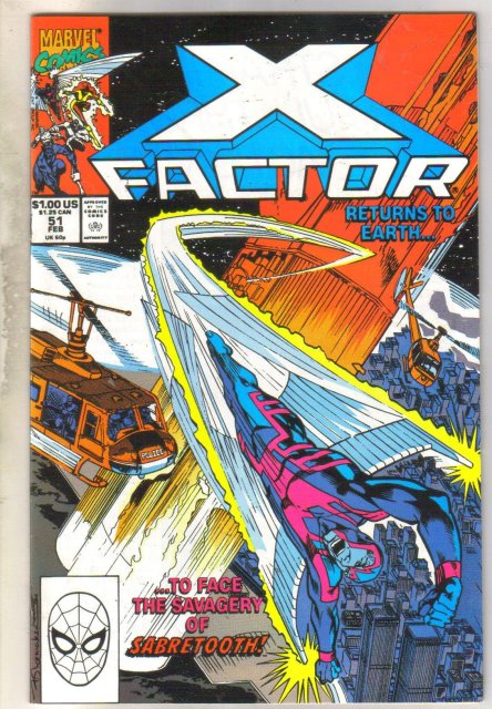 X-factor #51 comic book fine 6.0