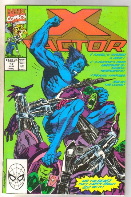 X-factor #57 comic book near mint 9.4