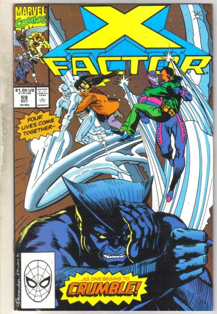 X-factor #59 comic book near mint 9.4