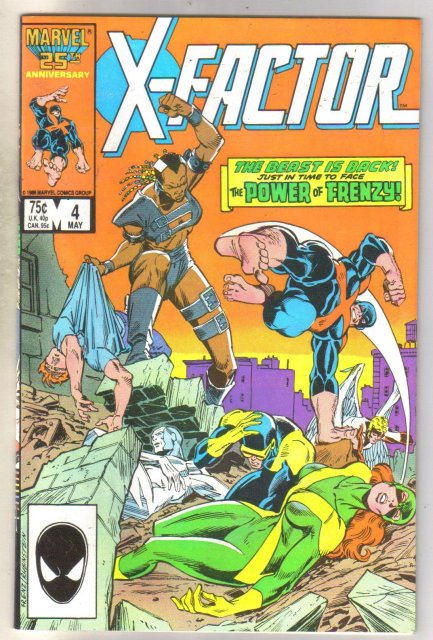 X-factor #4 comic book near mint 9.4