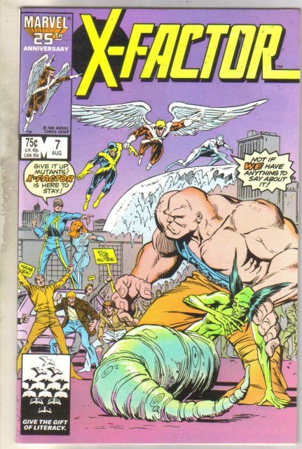X-factor #7 comic book near mint 9.4