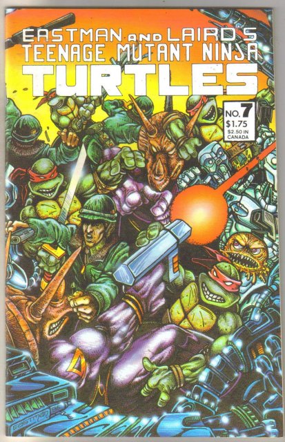 Teenage Mutant Ninja Turtles #7 comic book near mint 9.4
