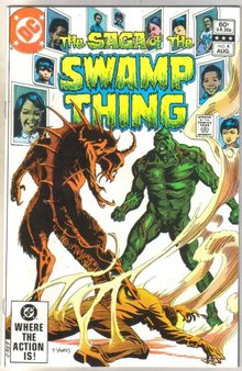 The Saga of the Swamp Thing #4 comic book near mint 9.4