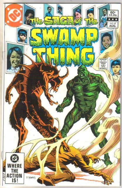 The Saga of the Swamp Thing #4 comic book near mint 9.4