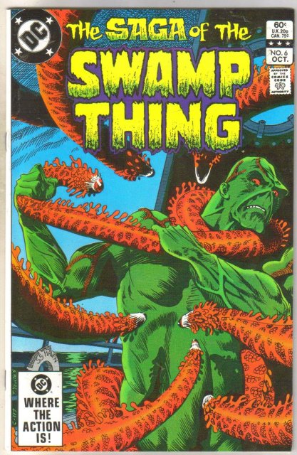 The Saga of the Swamp Thing #6 comic book mint 9.8