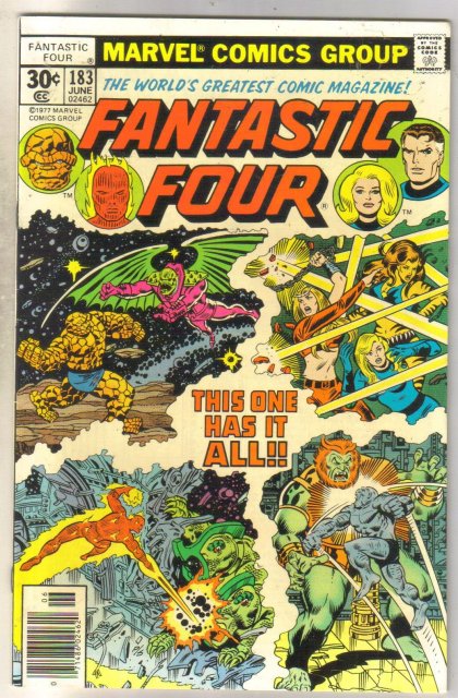 Fantastic Four #183 comic book near mint 9.4