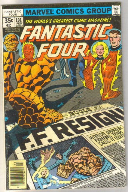 Fantastic Four #191 comic book very good 4.0