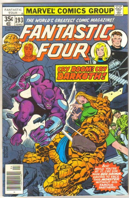 Fantastic Four #193 comic book near mint 9.4