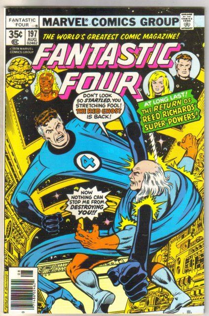 Fantastic Four #197 comic book very fine 8.0
