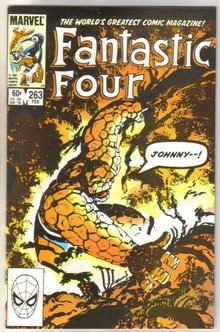Fantastic Four #263 comic book near mint 9.4