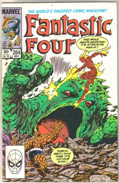 Fantastic Four #264 comic book near mint 9.4