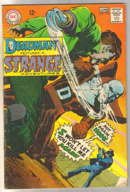 Deadman Starring in Strange Adventures #212 comic book very good 4.0