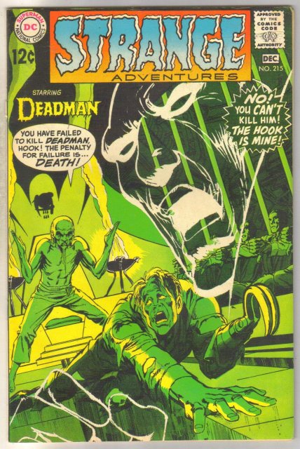 Deadman Starring in Strange Adventures #215 comic book fine 6.0