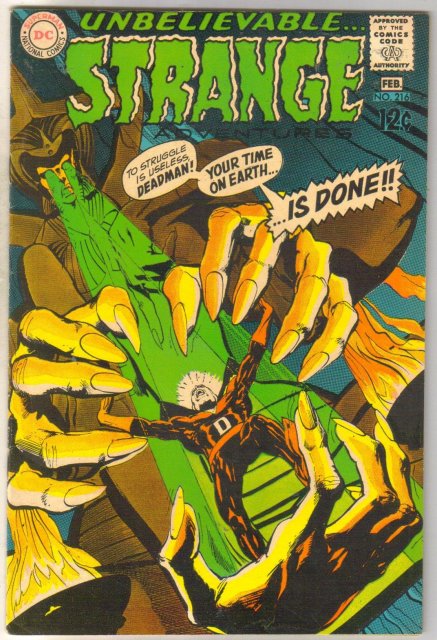 Deadman Starring in Strange Adventures #216 comic book very fine 8.0