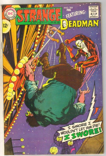 Deadman Starring in Strange Adventures #209 comic book fine 6.0