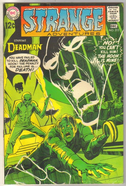 Deadman Starring in Strange Adventures #215 comic book good 2.0