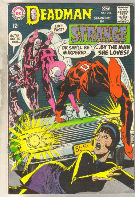 Deadman Starring in Strange Adventures #214 comic book fine 6.0