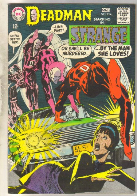 Deadman Starring in Strange Adventures #214 comic book good 2.0