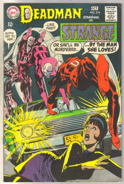 Deadman Starring in Strange Adventures #214 comic book very fine 8.0