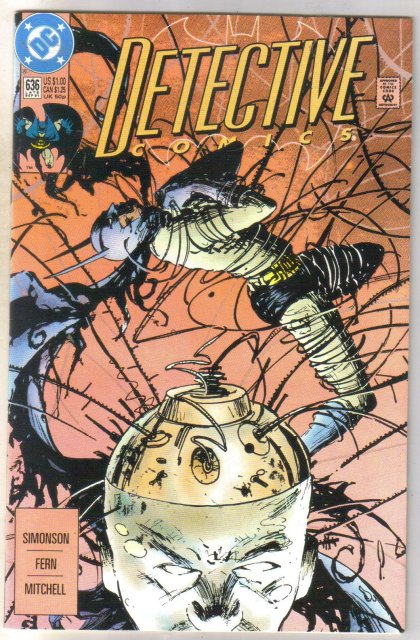 Detective Comics #636 comic book near mint 9.4