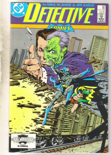 Detective Comics #580 comic book mint 9.8