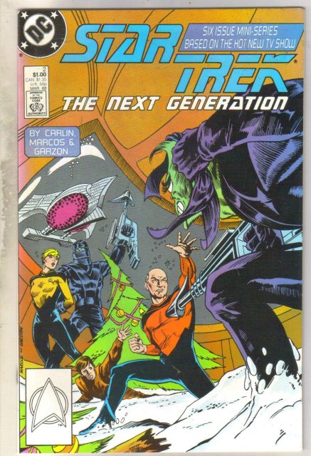 Star Trek The Next Generation #2 comic book near mint 9.4