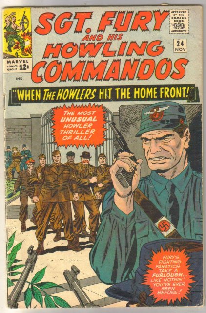 Sgt. Fury and his Howling Commandos #24 comic book very good 4.0