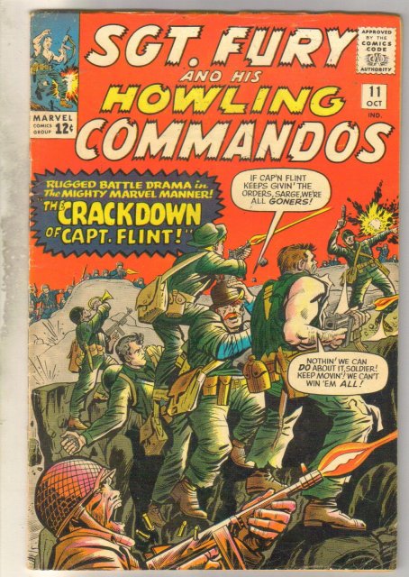 Sgt. Fury and his Howling Commandos #11 comic book fine 6.0