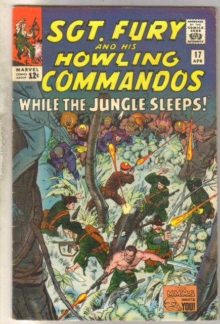 Sgt. Fury and his Howling Commandos #17 comic book fine 6.0