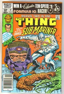 Marvel Two-In-One #81 comic book near mint 9.4