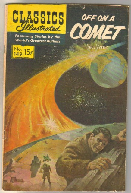 Classics Illustrated #149 Off On a Comet comic book very good/fine 5.0 HRN #167