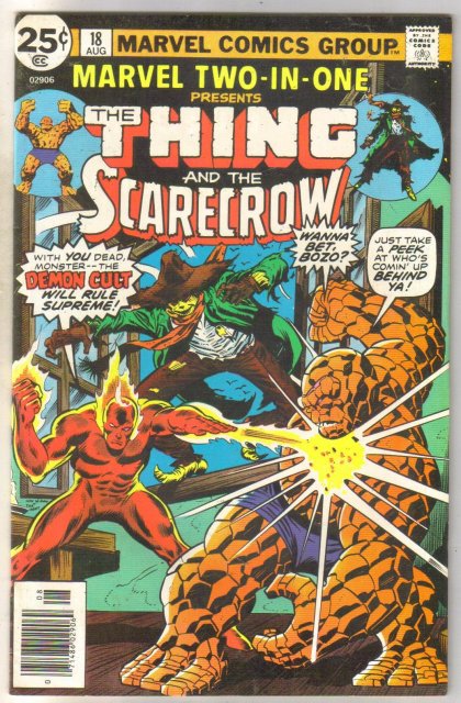 Marvel Two-In-One #18 Scarecrow comic book near mint 9.4