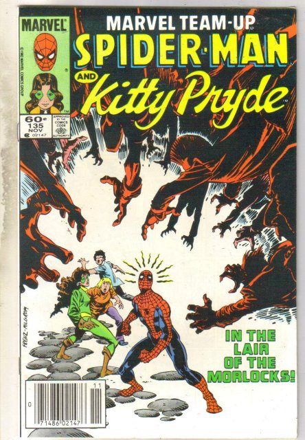 Marvel Team-Up #135 Kitty Pryde comic book near mint 9.4