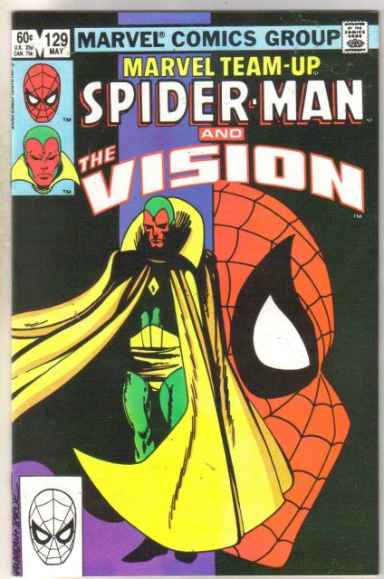 Marvel Team-Up #129 Vision comic book near mint 9.4