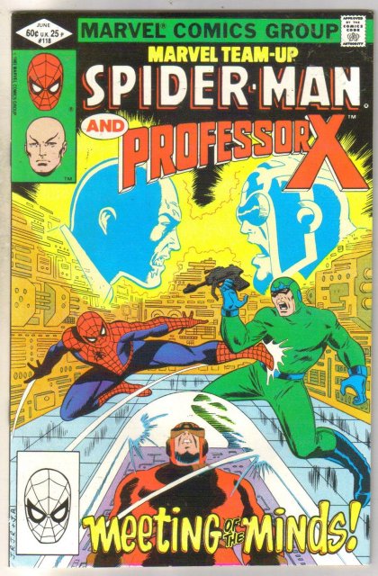 Marvel Team-Up #118 Professor X comic book near mint 9.4