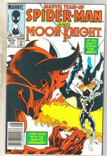 Marvel Team-Up #144 Moon Knight comic book near mint 9.4