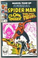 Marvel Team-Up Annual #6 Cloak and Dagger and New Mutants comic book fine 6.0