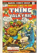 Marvel Two-In-One #7 Valkyrie comic book very fine 8.0