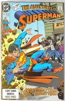 Adventures of Superman #471 comic book near mint 9.4
