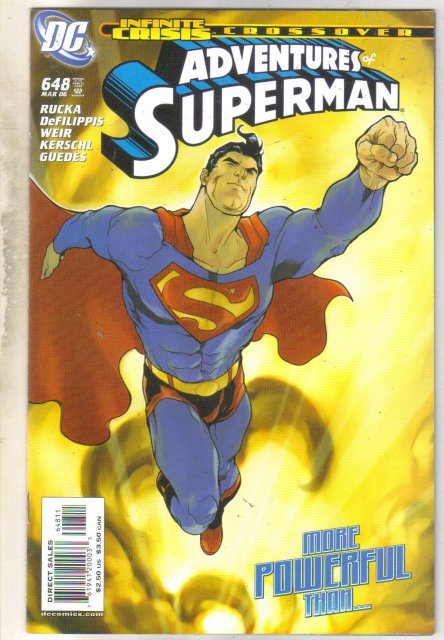 Adventures of Superman #648 comic book near mint 9.4